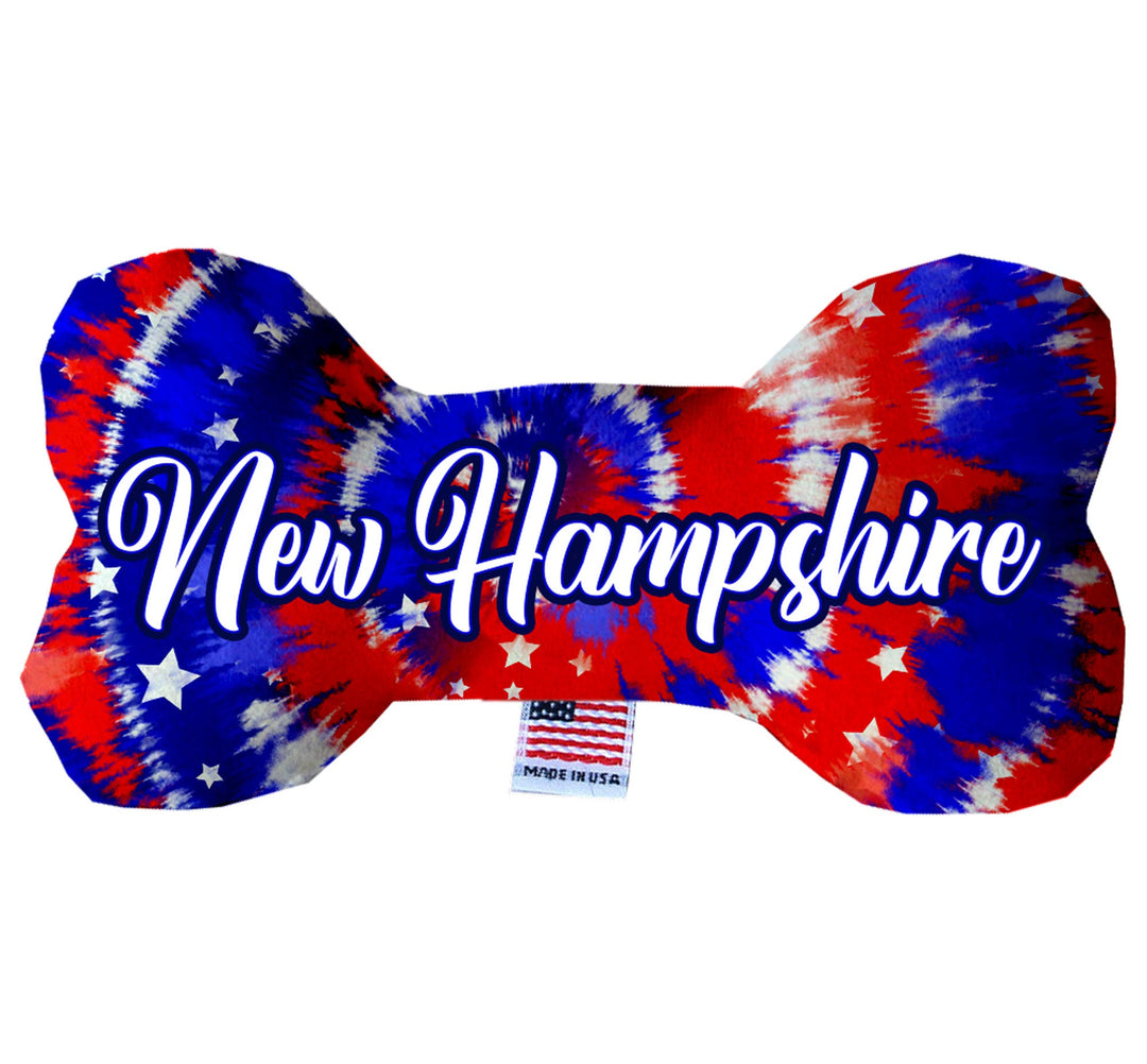 Pet & Dog Plush Bone Toys, "New Hampshire State Options"
