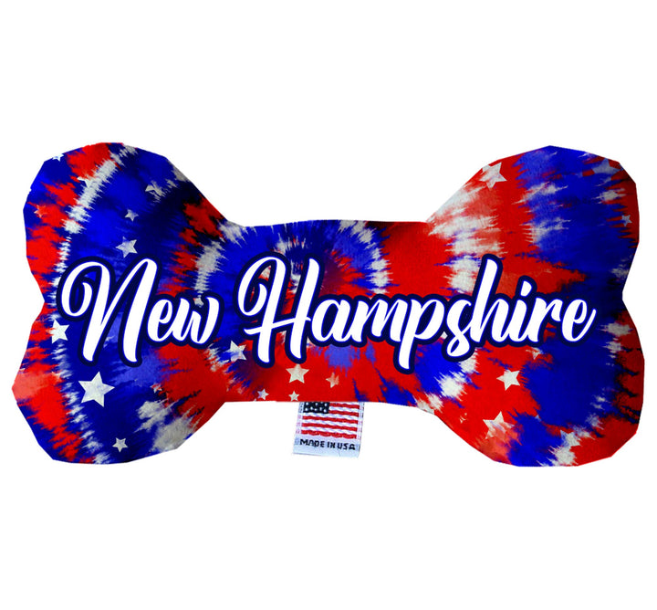 Pet & Dog Plush Bone Toys, "New Hampshire State Options"