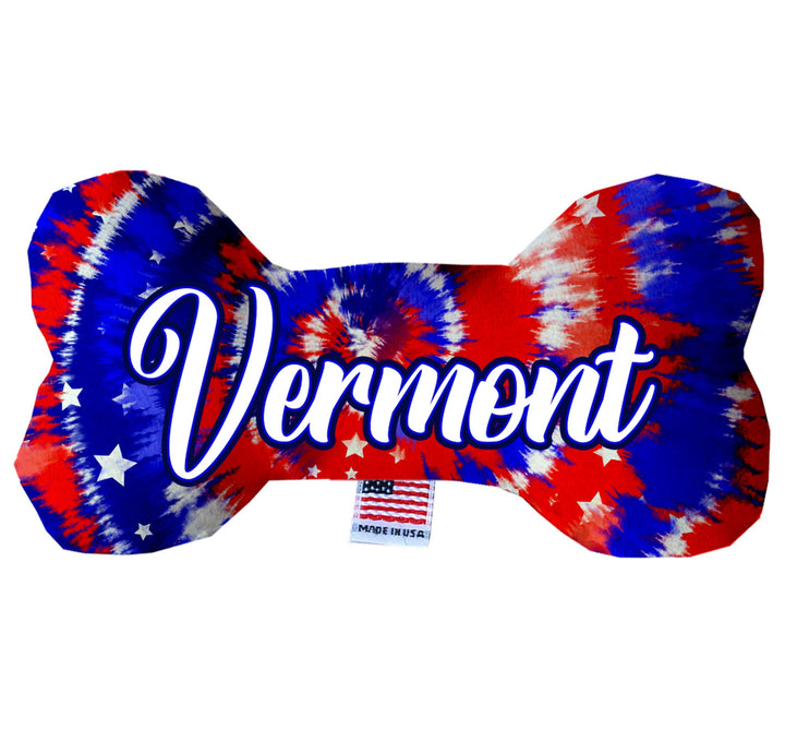 Pet & Dog Plush Bone Toys, "Vermont State Options"