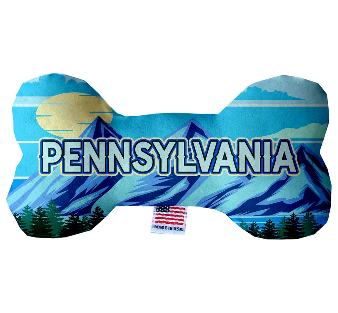Pet & Dog Plush Bone Toys, "Pennsylvania State Options"
