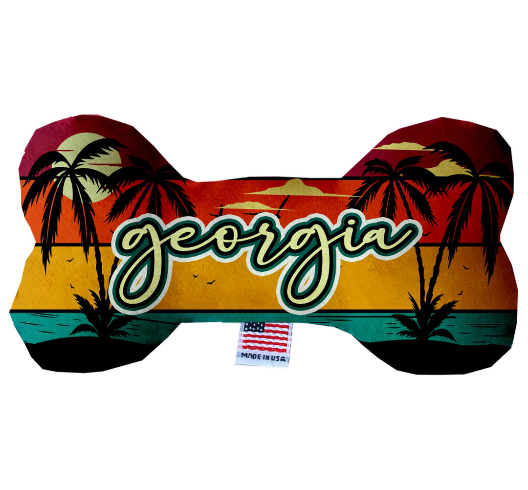 Pet & Dog Plush Bone Toys, "Georgia Coast"