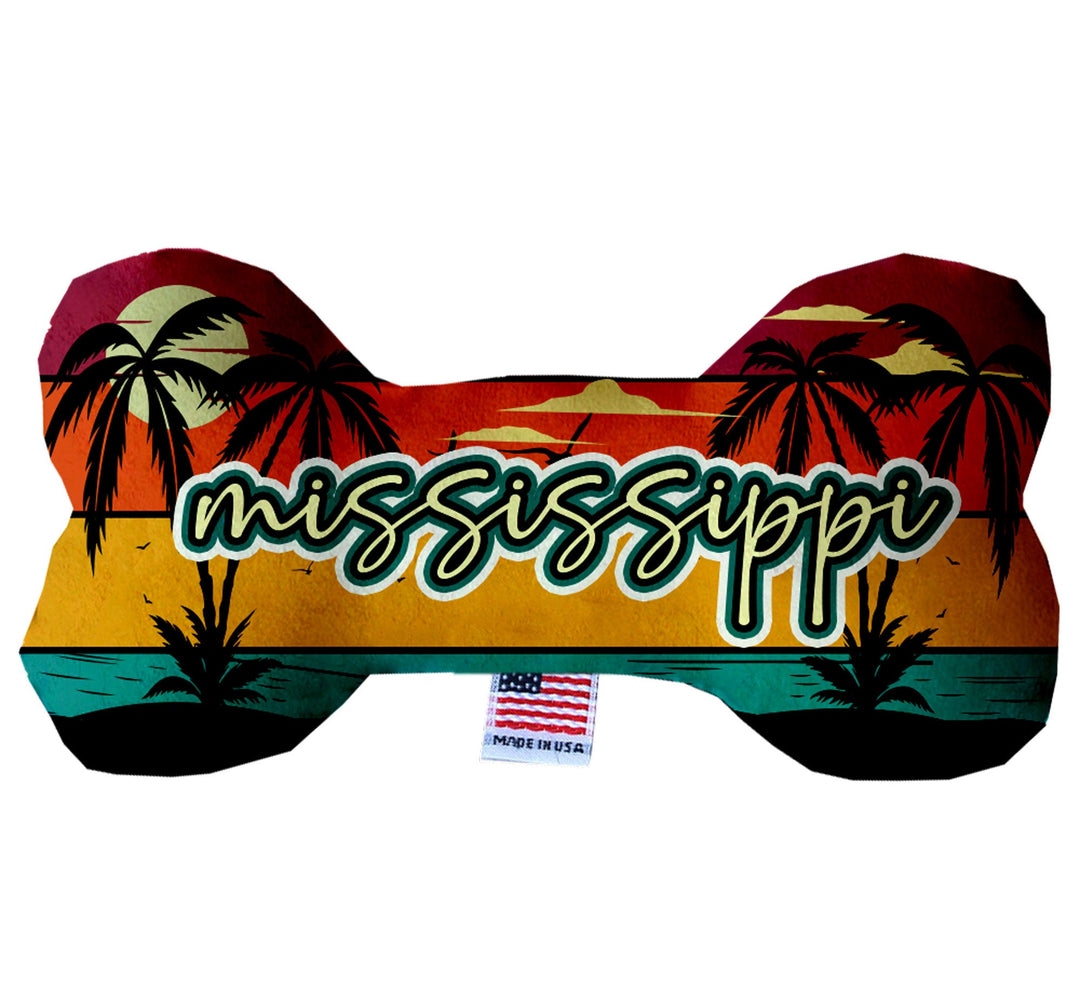 Pet & Dog Plush Bone Toys, "Mississippi State Options"