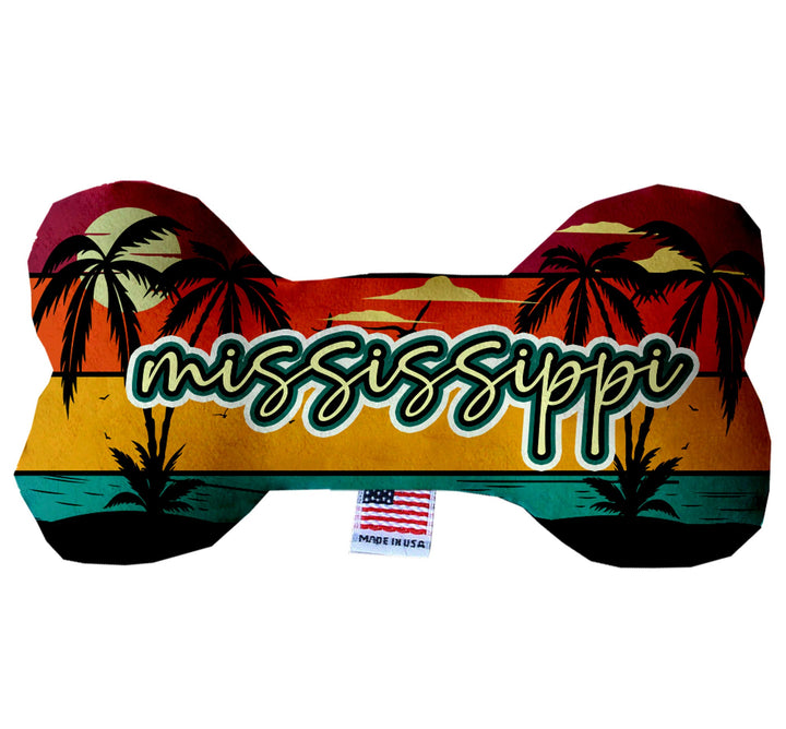 Pet & Dog Plush Bone Toys, "Mississippi State Options"