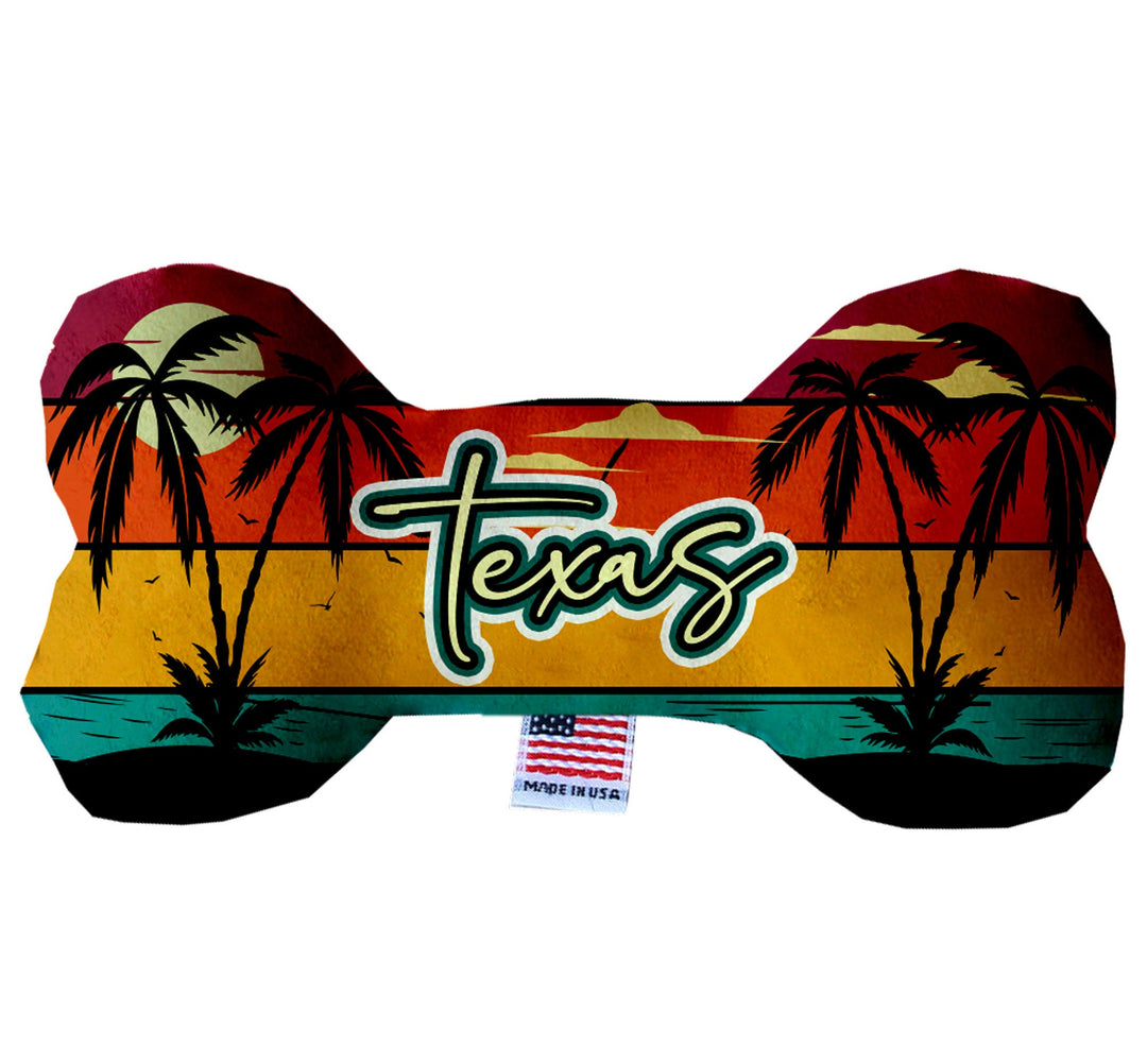 Pet & Dog Plush Bone Toys, "Texas Coast"