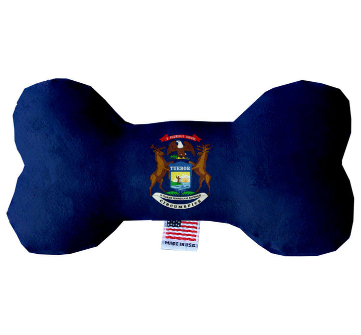 Pet & Dog Plush Bone Toys, "Michigan State Options"