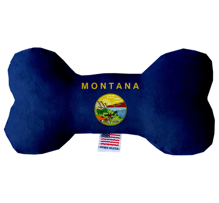 Pet & Dog Plush Bone Toys, "Montana State Options"