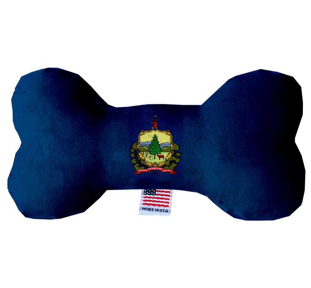 Pet & Dog Plush Bone Toys, "Vermont State Options"