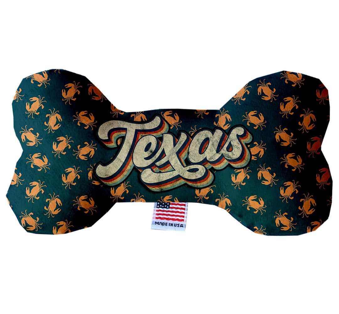 Pet & Dog Plush Bone Toys, "Texas Coast"