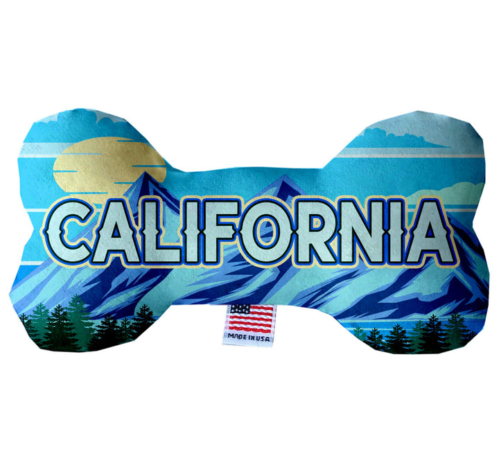 Pet & Dog Plush Bone Toys, "California Mountains"