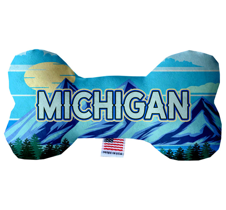 Pet & Dog Plush Bone Toys, "Michigan State Options"