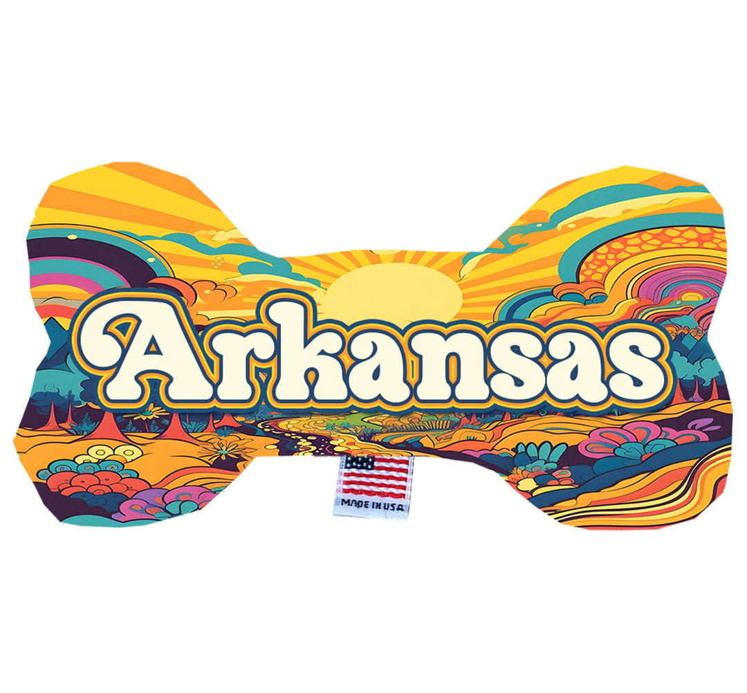 Pet & Dog Plush Bone Toys, "Arkansas State Options"