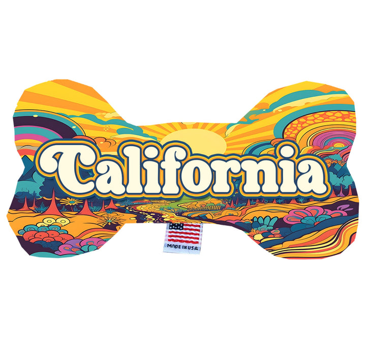 Pet & Dog Plush Bone Toys, "California Mountains"
