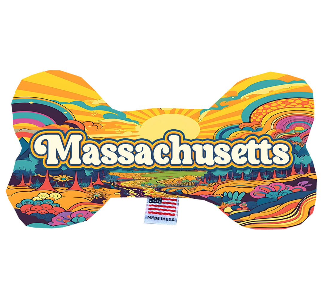 Pet & Dog Plush Bone Toys, "Massachusetts State Options"
