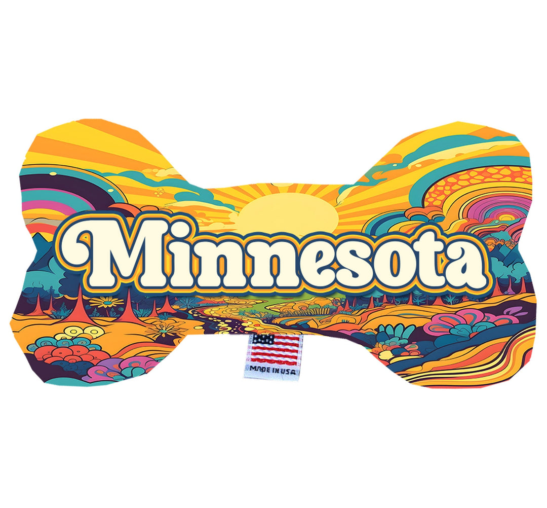 Pet & Dog Plush Bone Toys, "Minnesota State Options"