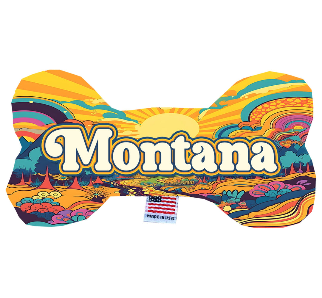 Pet & Dog Plush Bone Toys, "Montana State Options"