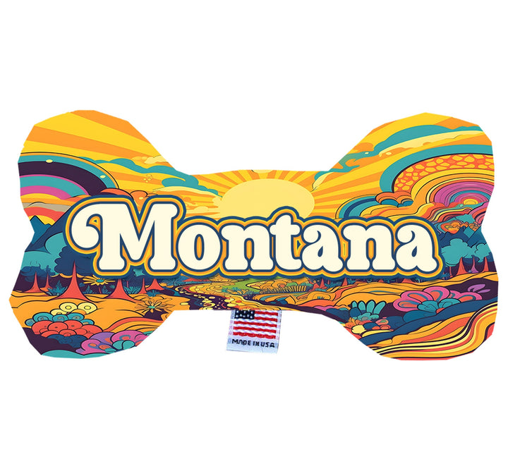 Pet & Dog Plush Bone Toys, "Montana State Options"