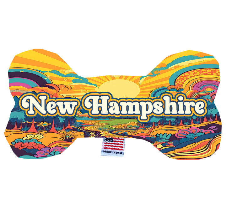 Pet & Dog Plush Bone Toys, "New Hampshire State Options"
