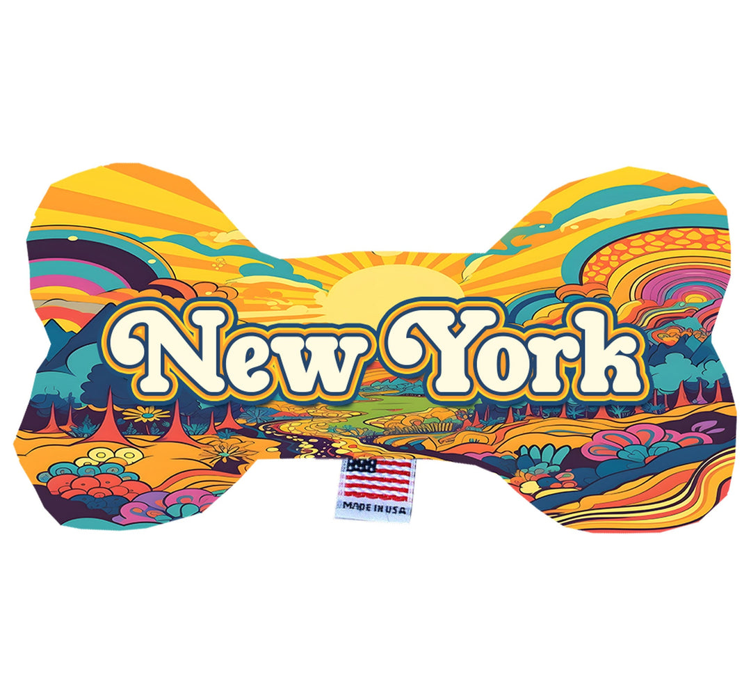 Pet & Dog Plush Bone Toys, "New York State Options"