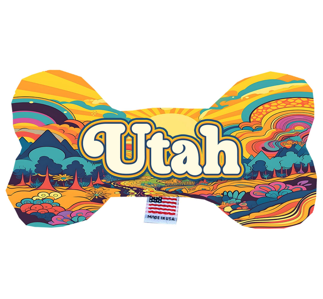 Pet & Dog Plush Bone Toys, "Utah Mountains"