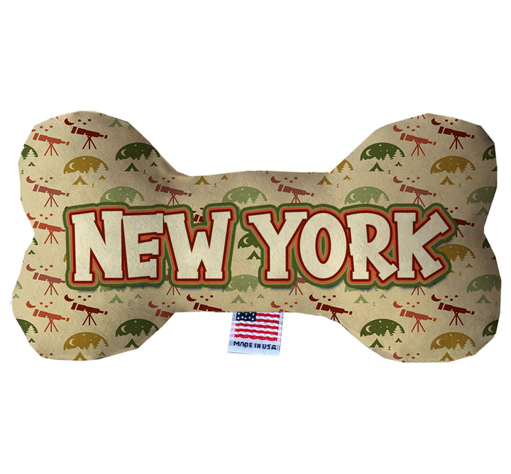 Pet & Dog Plush Bone Toys, "New York State Options"