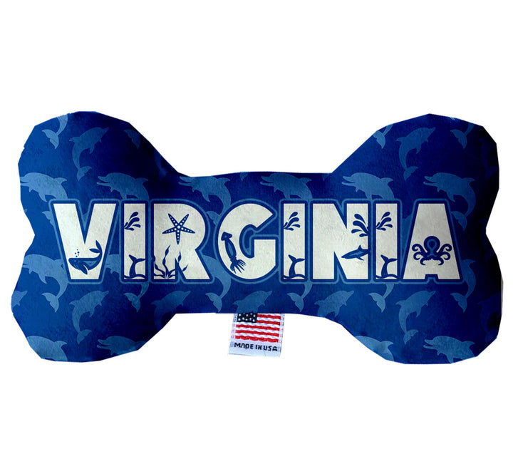 Pet & Dog Plush Bone Toys, "Virginia Coast"
