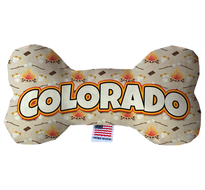 Pet & Dog Plush Bone Toys, "Colorado Mountains"