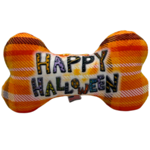 Halloween Pet & Dog Plush Bone Toy, "Monster Mash Group"