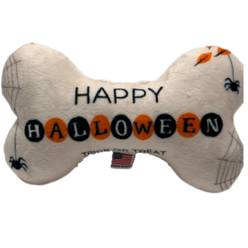 Halloween Pet & Dog Plush Bone Toy, "Monster Mash Group"