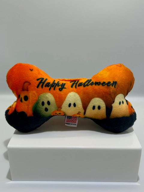 Halloween Pet & Dog Plush Bone Toy, "Monster Mash Group"