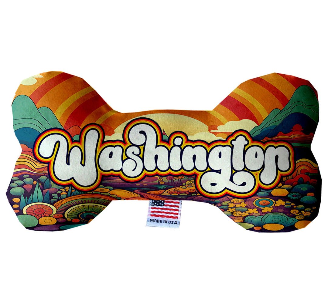 Pet & Dog Plush Bone Toys, "Washington State Options"