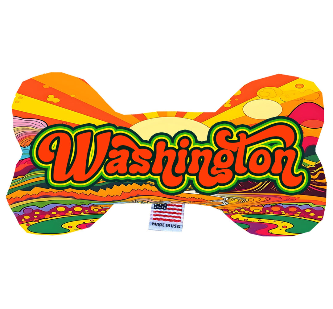 Pet & Dog Plush Bone Toys, "Washington State Options"