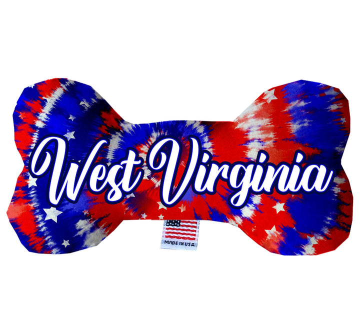 Pet & Dog Plush Bone Toys, "West Virginia State Options"