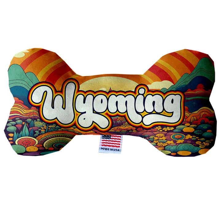 Pet & Dog Plush Bone Toys, "Wyoming State Options"