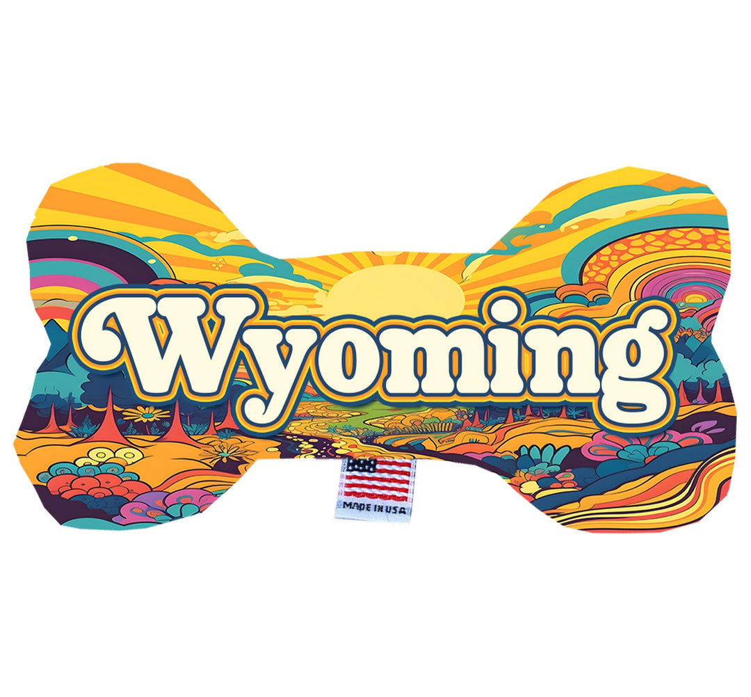 Pet & Dog Plush Bone Toys, "Wyoming State Options"