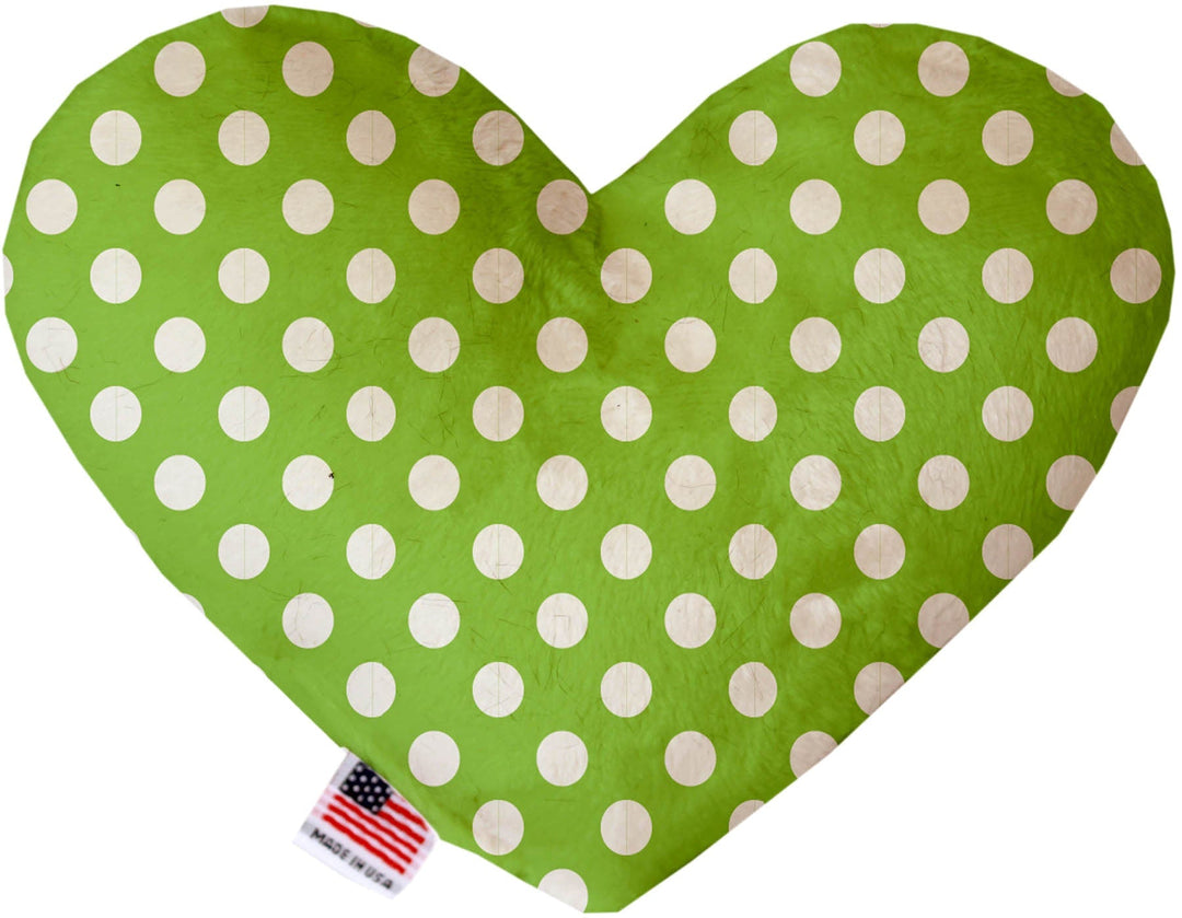 Pet and Dog Canvas or Plush Heart or Bone Toy, "Swiss Dots Group" (Available in different sizes, and 10 different pattern options!)