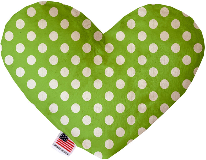 Pet and Dog Canvas or Plush Heart or Bone Toy, "Swiss Dots Group" (Available in different sizes, and 10 different pattern options!)