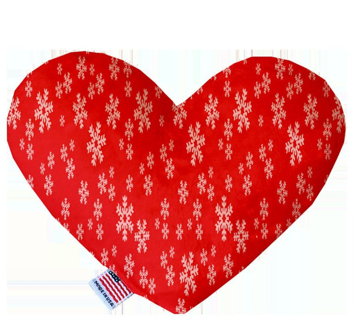 Christmas Pet and Dog Canvas or Plush Heart or Bone Toy, "Candy Cane Lane Group" (Available in different sizes and 8 different patterns!)