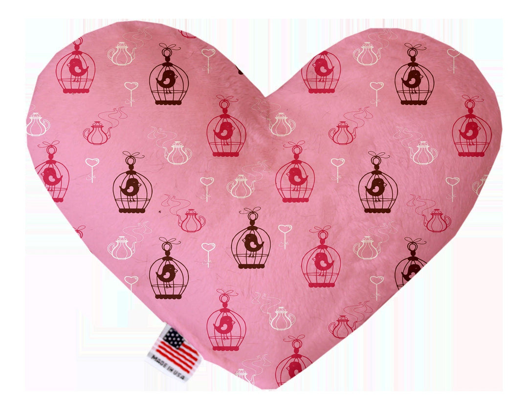 Valentine's Day Pet & Dog Canvas or Plush Heart or Bone Toy, "Sweet Love Group" (Available in different sizes and 6 pattern options!)