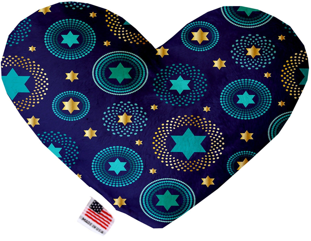 Pet and Dog Canvas or Plush Heart or Bone Toy, "Hanukkah Group" (Available in different sizes, and 8 different pattern options!)
