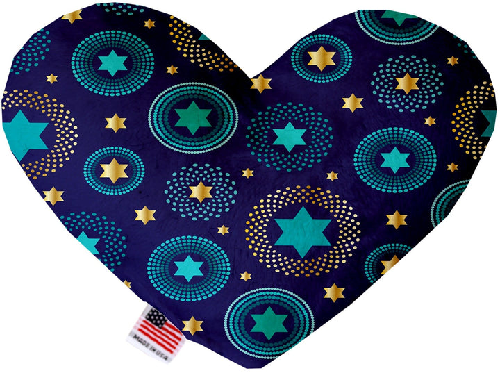Pet and Dog Canvas or Plush Heart or Bone Toy, "Hanukkah Group" (Available in different sizes, and 8 different pattern options!)