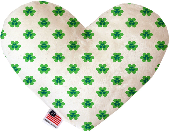Pet and Dog Canvas or Plush Heart or Bone Toy, "St. Patrick's Day Group" (Available in different sizes, and 6 different pattern options!)