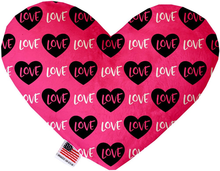 Valentine's Day Pet & Dog Canvas or Plush Heart or Bone Toy, "Sweetheart Group" (Available in different sizes and 7 different patterns!)