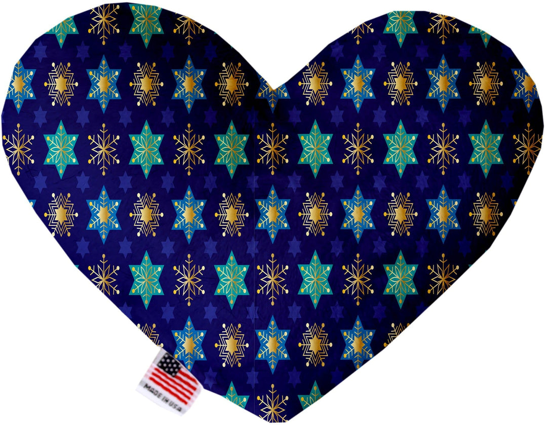 Pet and Dog Canvas or Plush Heart or Bone Toy, "Hanukkah Group" (Available in different sizes, and 8 different pattern options!)