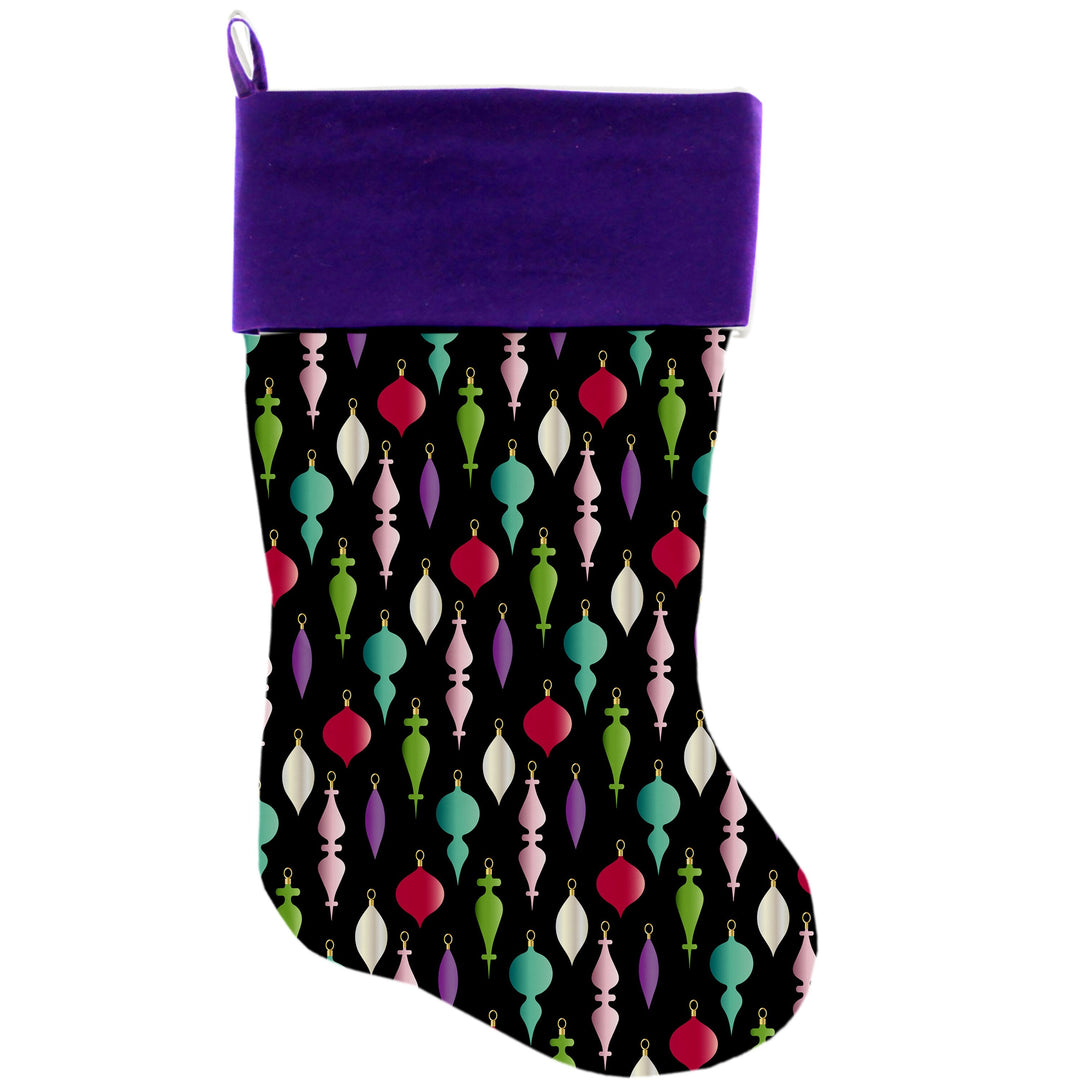 Christmas Velvet Stocking, "Christmas Party Group"