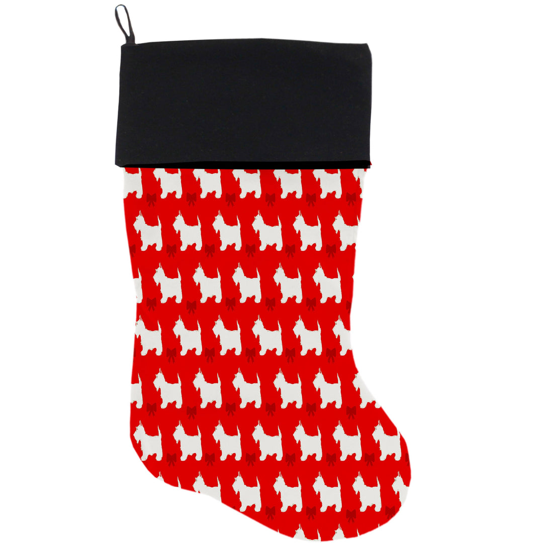 Christmas Velvet Stocking, "Holiday Friends Group"