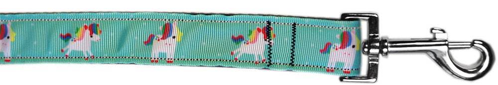 Pet Dog & Cat Nylon Collar or Leash, "Unicorn" *Available in Pink, Blue, Mauve or Aqua!*