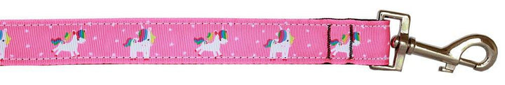 Pet Dog & Cat Nylon Collar or Leash, "Unicorn" *Available in Pink, Blue, Mauve or Aqua!*