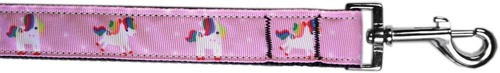 Pet Dog & Cat Nylon Collar or Leash, "Unicorn" *Available in Pink, Blue, Mauve or Aqua!*