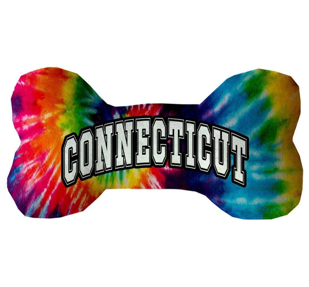 Pet & Dog Plush Bone Toys, "Connecticut State Options" (Available in different pattern options)