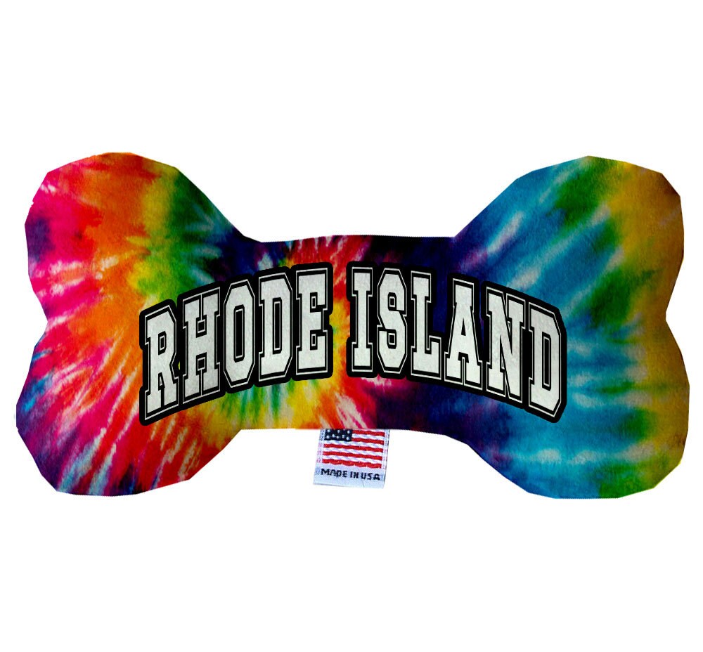 Pet & Dog Plush Bone Toys, "Rhode Island State Options" (Available in different pattern options)